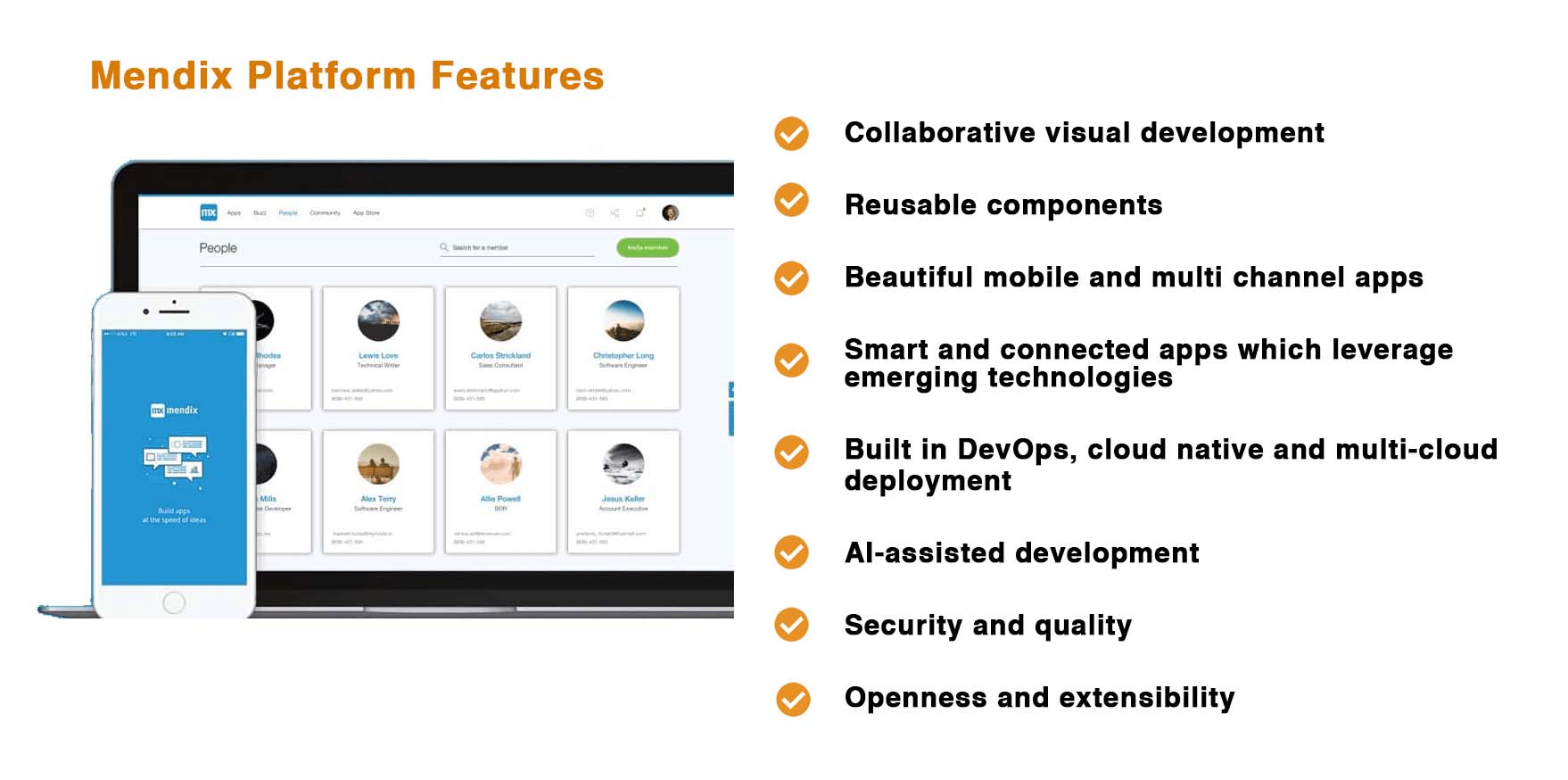 Mendix is a lowcode application development platform built for speed